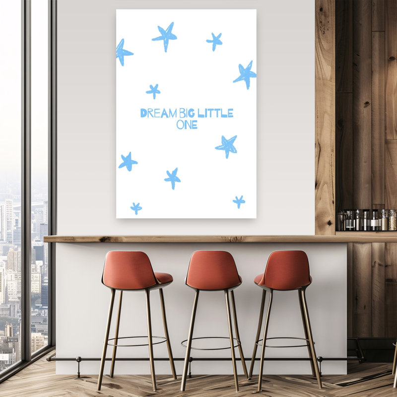 Dreambiglittleone Whimsical Abstract Contemporary Landscape Nature Wall Art Print by Treechild - Wrapped Canvas Print