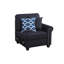 Cuir artificiel Velicity avec porte-gobelet individuel et 1 repose-pieds-102155599