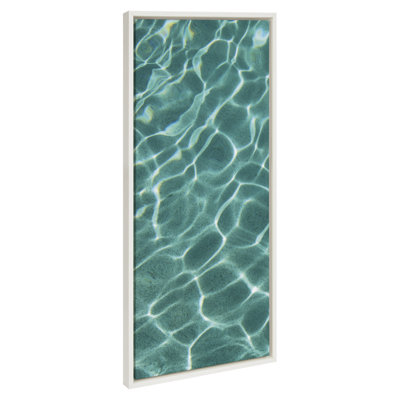 Pool Days by Rachel Bolgov Framed Canvas Wall Art Print