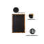 Miroir mural rétro en bois sculpté, cadre de colonne décoratif pour décor rétro