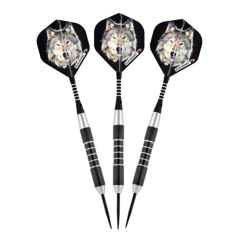 Ensemble de fléchettes 7 pièces solitaire loup, 21 grammes