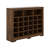 Sleek Design 24 Shoe Cubby Console, Modern Shoe Cabinet With Curved Base-129880358