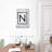 Marble N Monogram-539113690