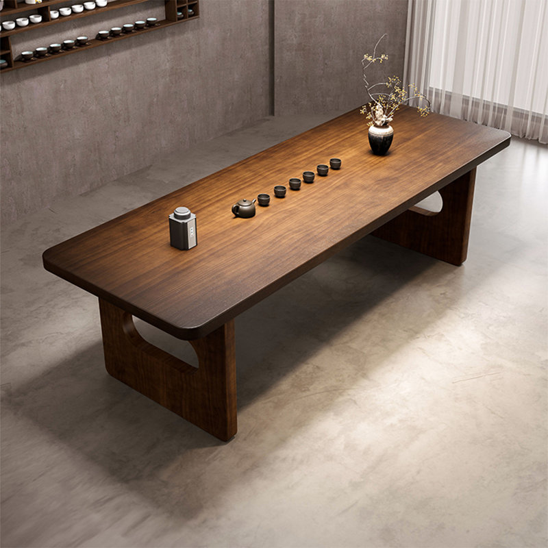 Table de salle à manger rectangulaire, H 29,53 po x L 94,49 po x l 37,4 po