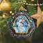 Treasured Memories 3'' Handmade Wood Holiday Shaped Ornament