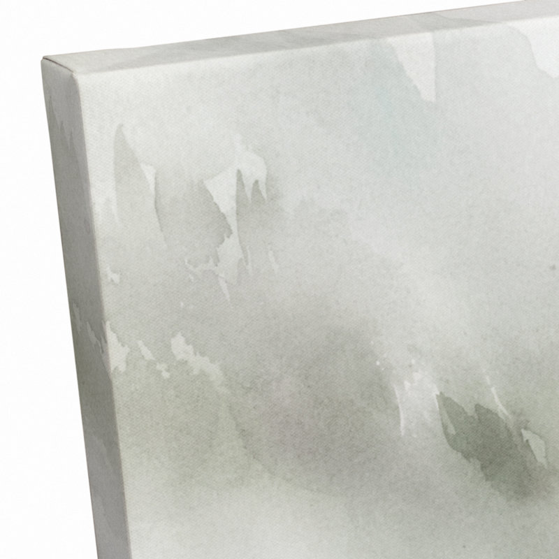 Misty Woods - Peinture, Toile tendue, H 16 po x l 24 po x P 1,25 po