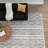 Warleigh Geometric Gray Area Rug-816271355