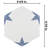 Merola Tile Stella Hex 9" x 10" Porcelain Pattern Wall & Floor Tile-63909860