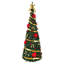 Arbre de Noël artificiel illuminé pré-éclairé préinstallé avec décorations