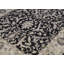 Tapis ivoire et noir noué à la main de haute qualité