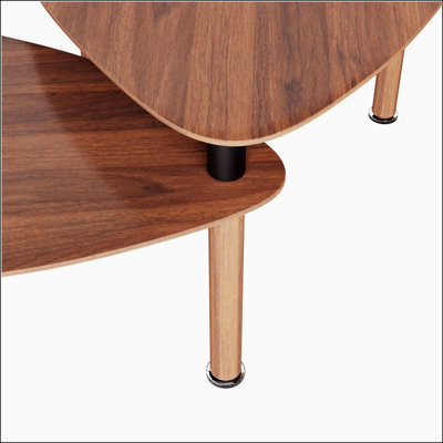 Table basse rotative moderne 360 degrés pour le salon
