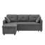 3 Seater Linen Sofa & Chaise-587791056