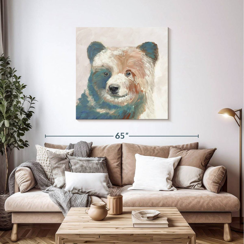 Crowle Smiley Bear Cub, 39" H x 39" W