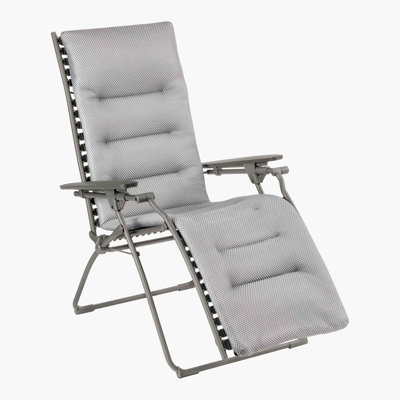 Musielak Outdoor Rust-Resistant Metal Chaise Lounge , Cushion Included