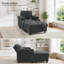 Fauteuil convertible avec repose-pieds, dossier inclinable, porte-gobelets et charge USB-505952361