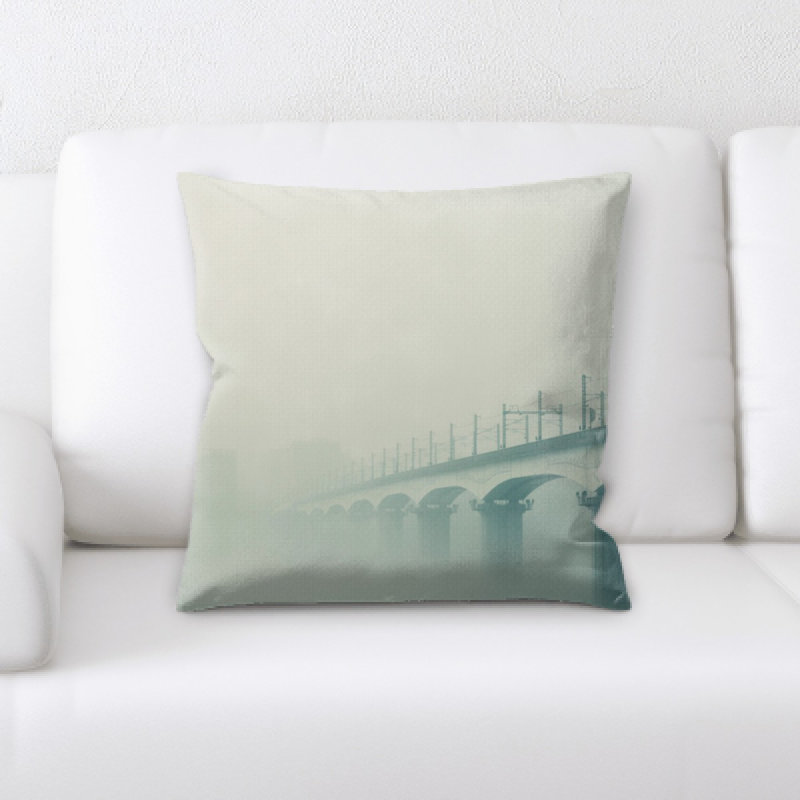 Coussin décoratif brouillard