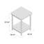 Amelia Bone Inlay Side Table