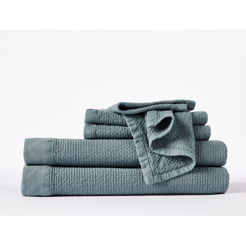 Adriatic Organic Organic 100% Cotton Lightweight Washcloth, River