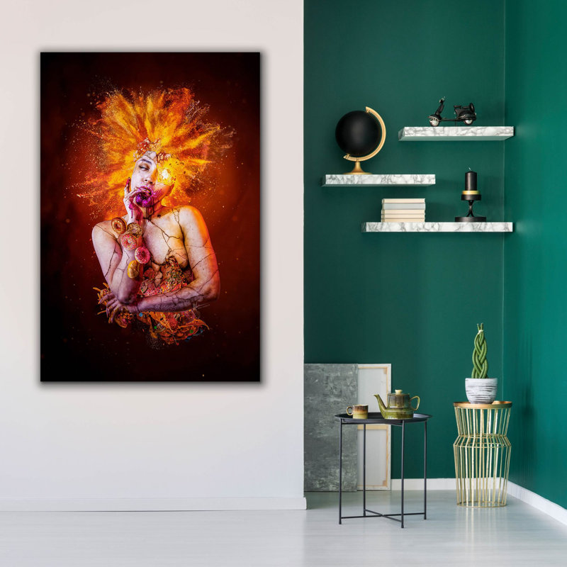 «Gluttony - Paradise Lost Seven Mortly Sins» par Mario Sanchez Nevado, art mural sur toile, H 60 po x l 40 po x P 1,5 po