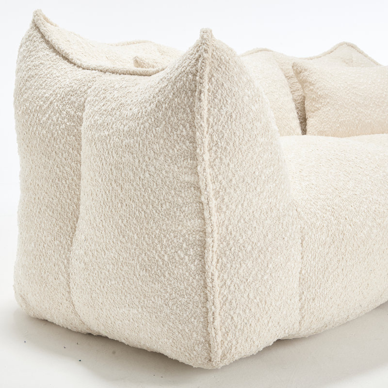 Canapé Boneless Cloud Comfy, siège Tewkesbury, pour salon, sans assemblage, chenille, Beige, 2