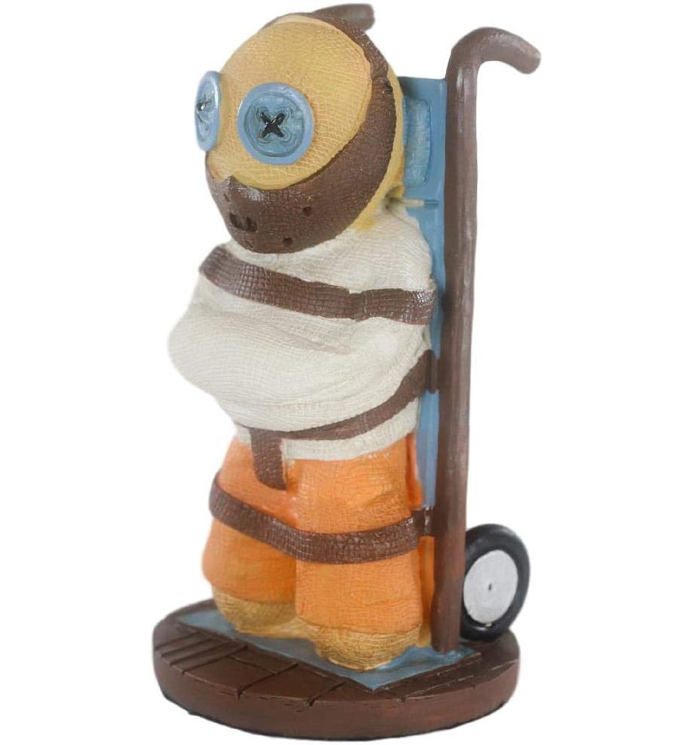 Ebros Day Of The Dead Pinheadz Monster With Voodoo Stitches Figurine Halloween Collectible Toy Statue Fantasy Mythical Beings Undead Apocalypse Horror Icon (Dr Hannibal Lecter) The Holiday Aisle®