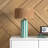 Lukasik Striped Paper Mache Table Lamp