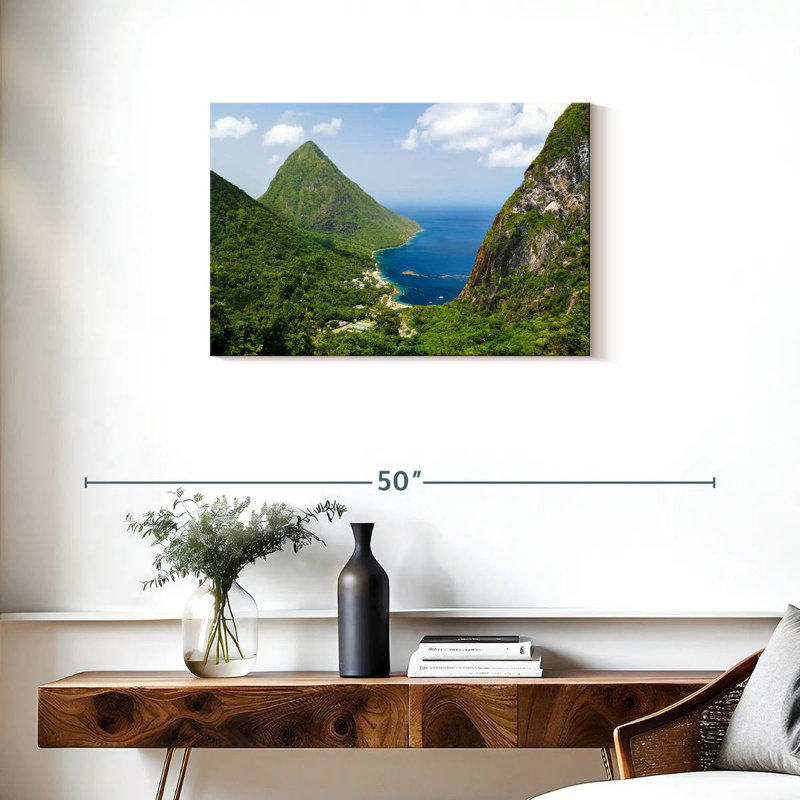 Montagnes Gillard Piton, H 20 po x l 30 po