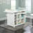 Craft Table / Pantry Cabinet, White Finish