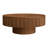 35" & 31" Round Handcrafted Coffee Table – Solid Wood Fluted Design-2081568783-2093378322