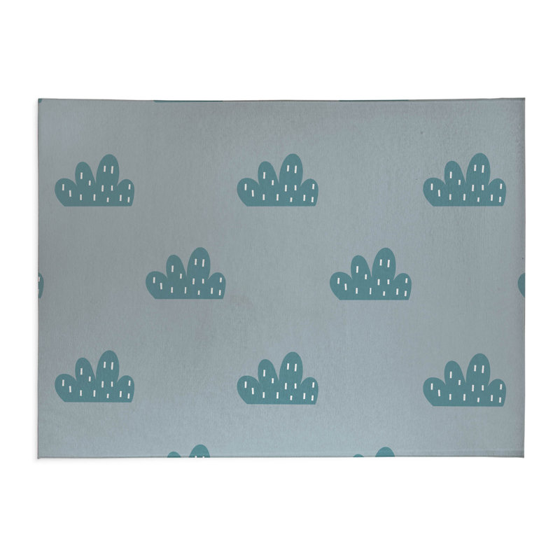 Stega Cloud Kids Play Mat, Rectangle 5' x 7'