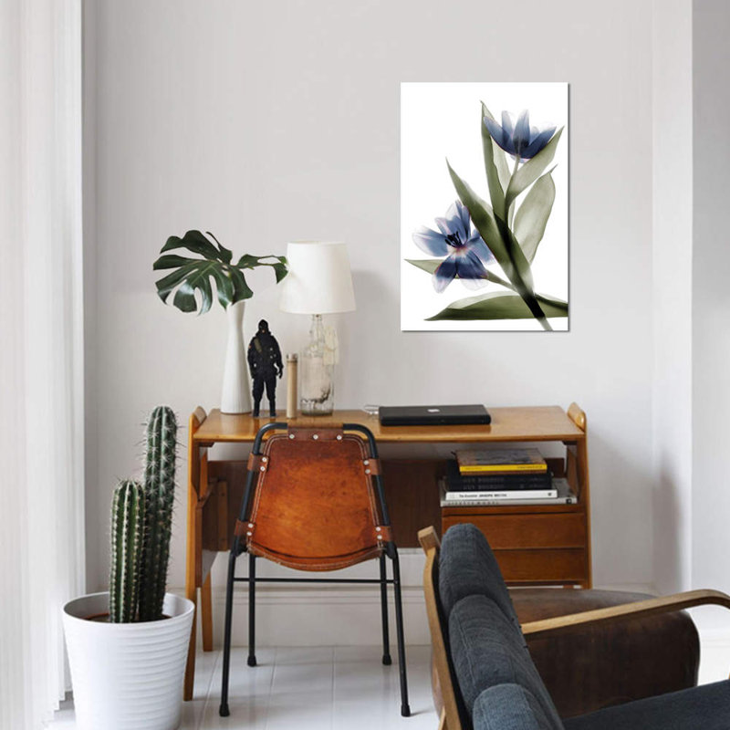 « x-ray tulip vi », reproduction sur toile, H 40 po x l 26 po x P 1,5 po, Toile tendue