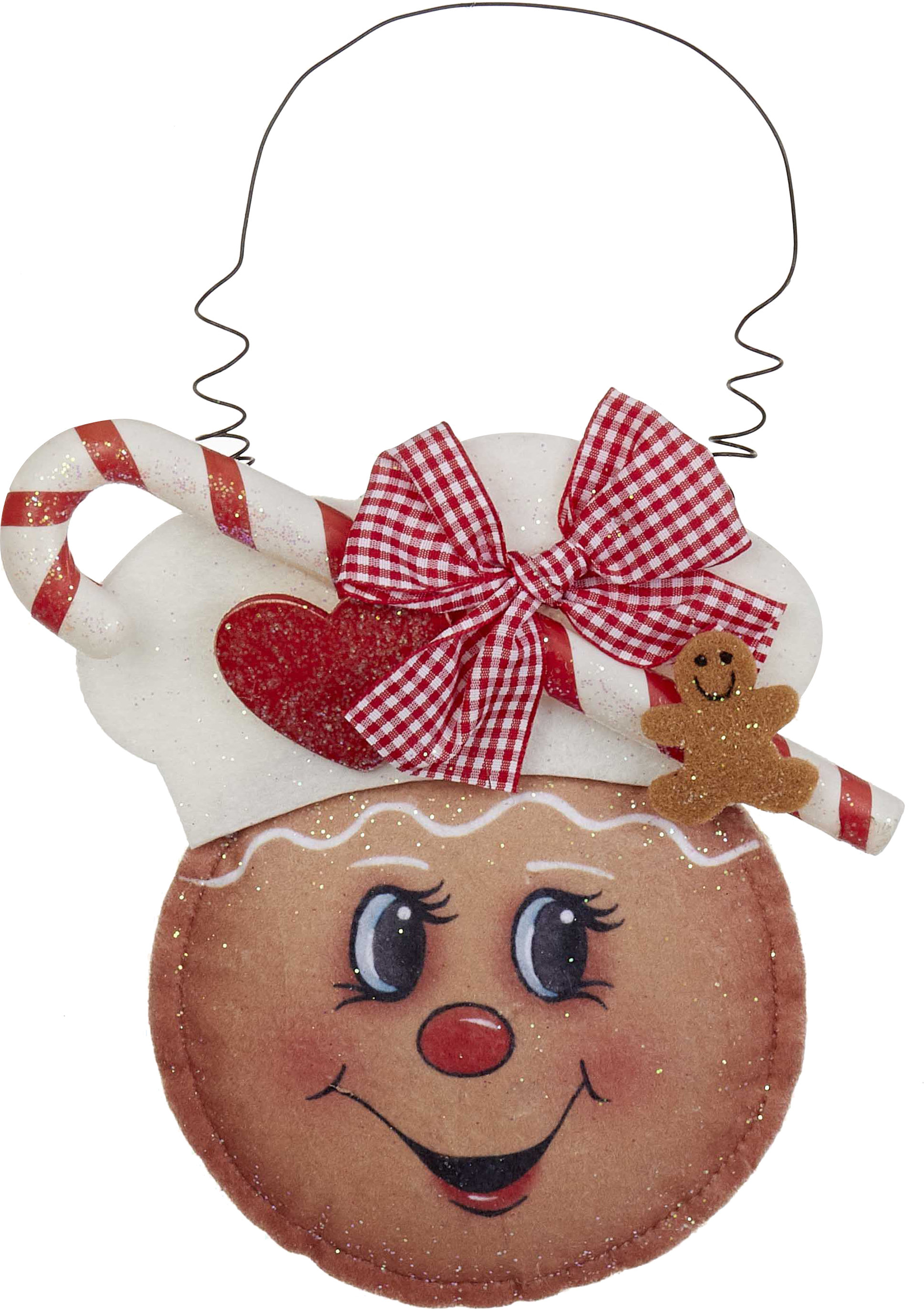 Kurt Adler Fabric Gingerbread Holiday Shaped Ornament & Reviews | Wayfair
