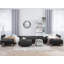 Finnegan 6 Seater Faux Leather Sofa Bed-1740081102
