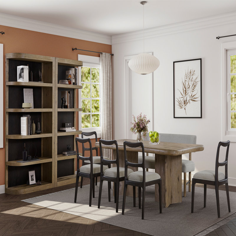 Oak Double Pedestal Table