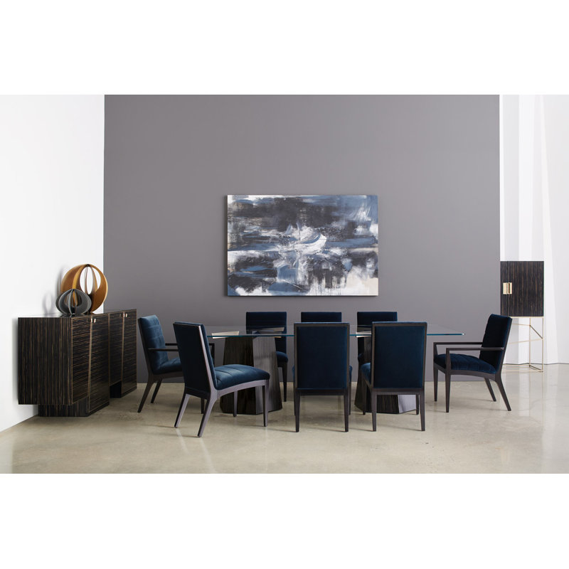 Modern Edge Upholstered Arm Chair