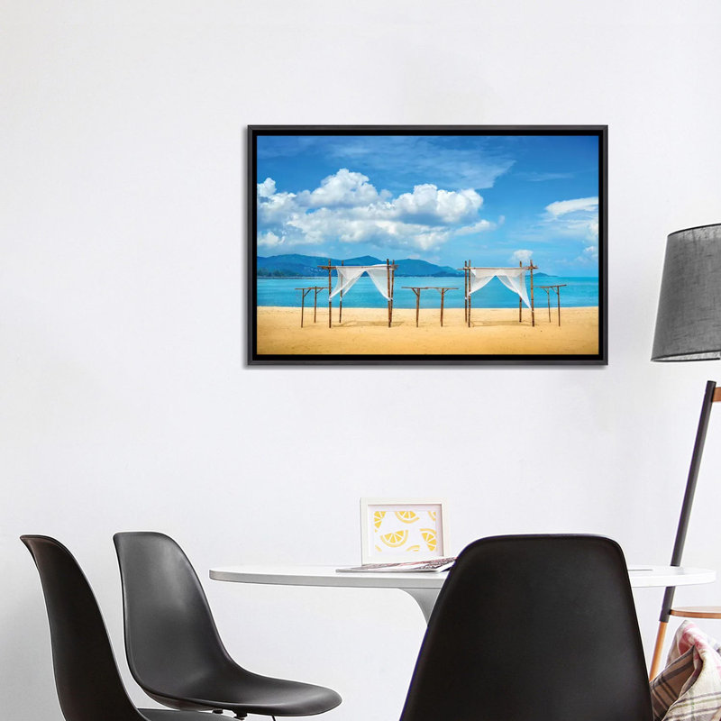 «Just Breathe and Relax» par Ben Heine - reproduction de photo, Toile avec cadre noir patiné, Pas de tapis