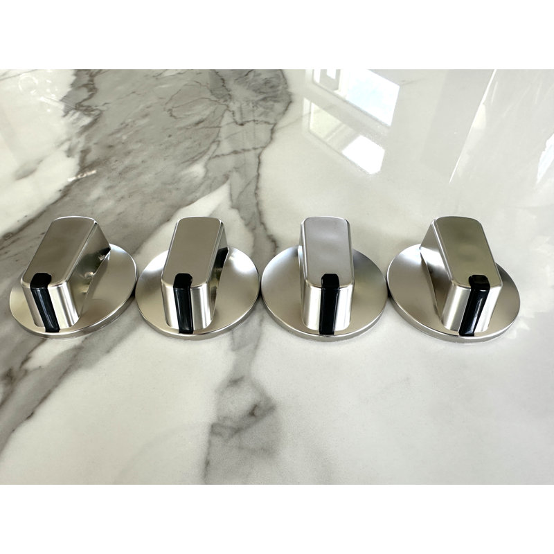 Poignée universelle en acier inoxydable de 55 mm - Poignée de remplacement pour cuisinière à gaz et four, Acier Inoxydable