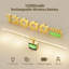 Ensemble de 2 appliques murales rechargeables sans fil 23,62 "rotatives à 360 ° avec télécommande et contrôle tactile pour le couloir de la chambre à coucher-997247185
