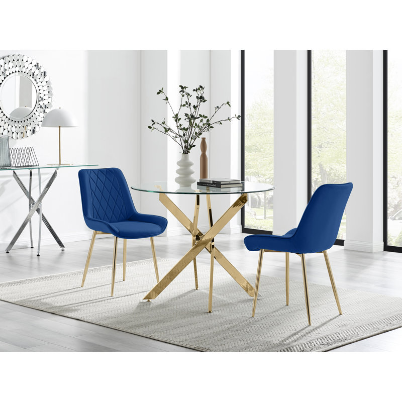 Bernell 2 - Person Dining Set, Navy