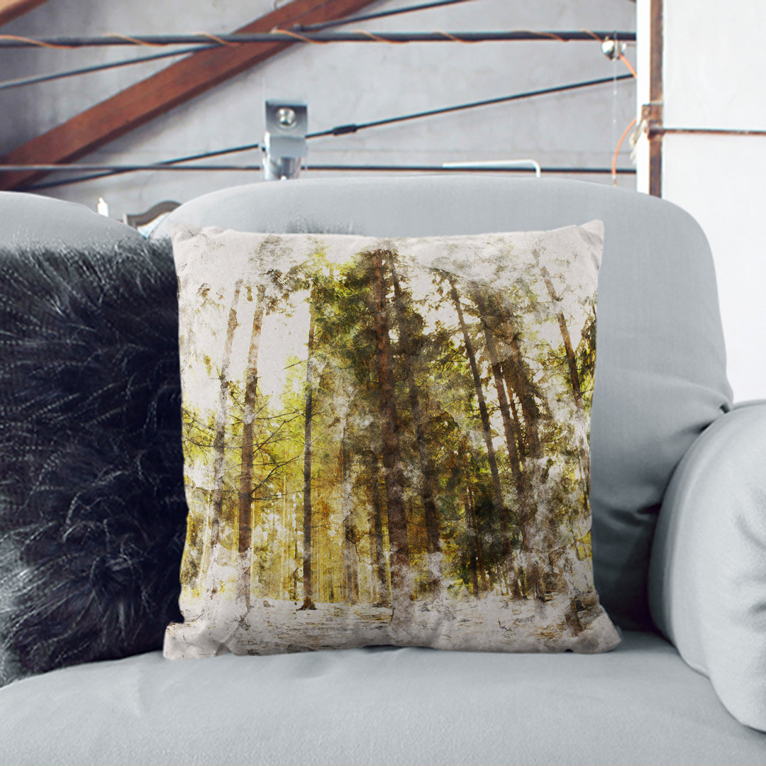 Green Forest Vol.3 Watercolour Scatter Cushion