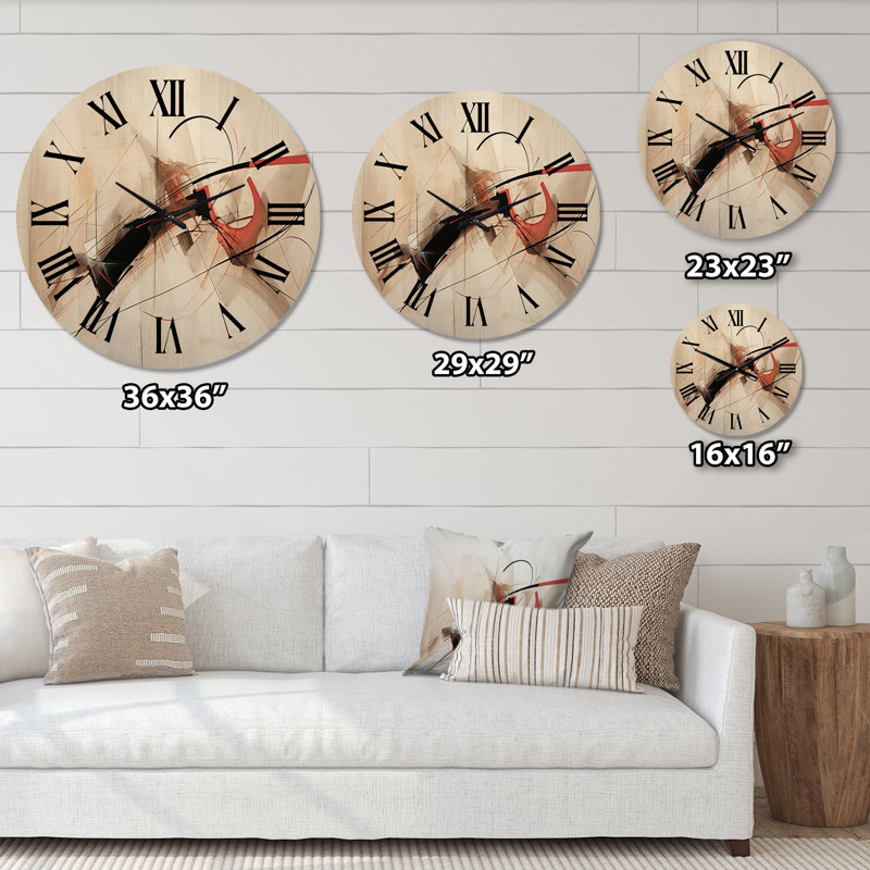 Horloge murale Yasmina, Moyenne