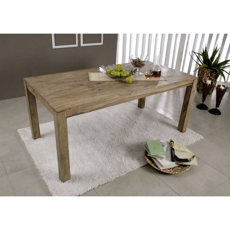 Buddha Solid Wood Dining Table, H76 x L200 x W100cm