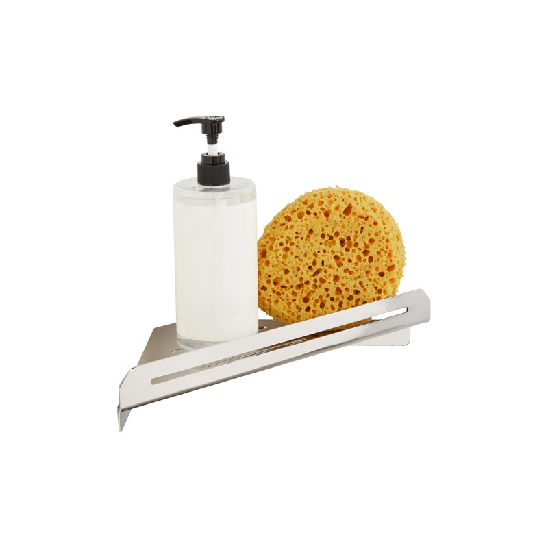 Tablette de douche murale en acier inoxydable, Poli