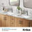 KRAUS Elavo. Rectangular Porcelain Ceramic Undermount Bathroom Sink In White With Overflow Drain, KCU-242