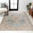 Mordecai Modern Tribal Medallion Light Blue/Ivory Rug-1409333914