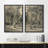 Forest Trees Landscape Framed On Canvas 2 Pieces Print-91069214-91069212