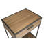 Axton 52cm W Solid Wood Bedside Table