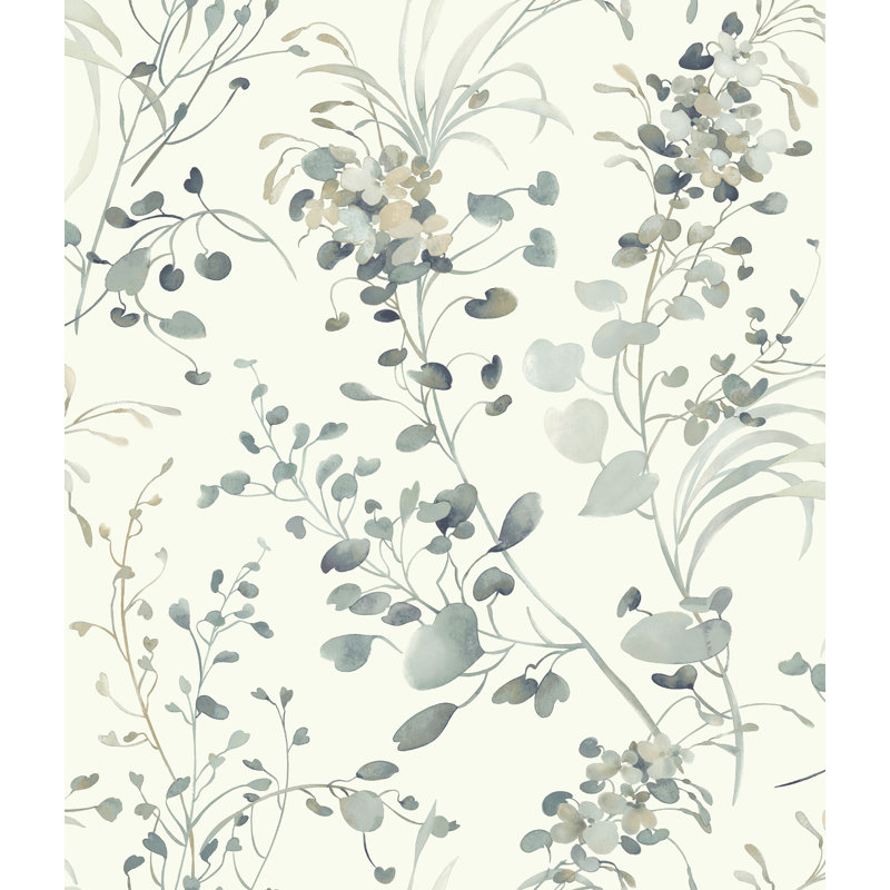 Papier peint Spring Whispers, Blanc