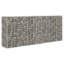 Elson Gabion Basket Galvanised Steel 85x30x200 cm