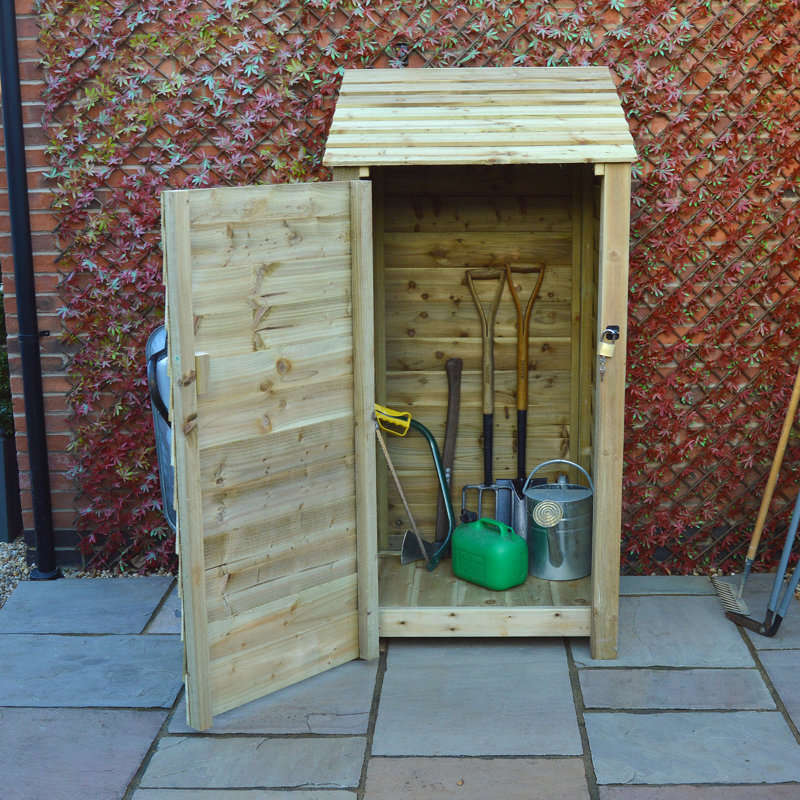3 Ft. x 2 Ft. Wooden Tool Store, Light Green